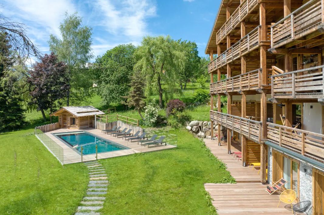 Espaces communs et piscine Combloux Aloona Design